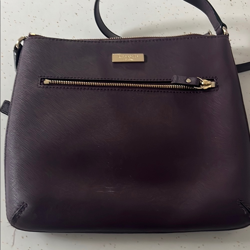 Kate Spade Purple Crossbody Bag Sleek Design